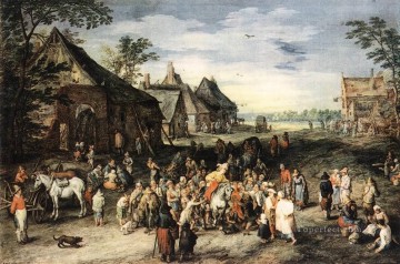 Elder Painting - St Martin Flemish Jan Brueghel the Elder